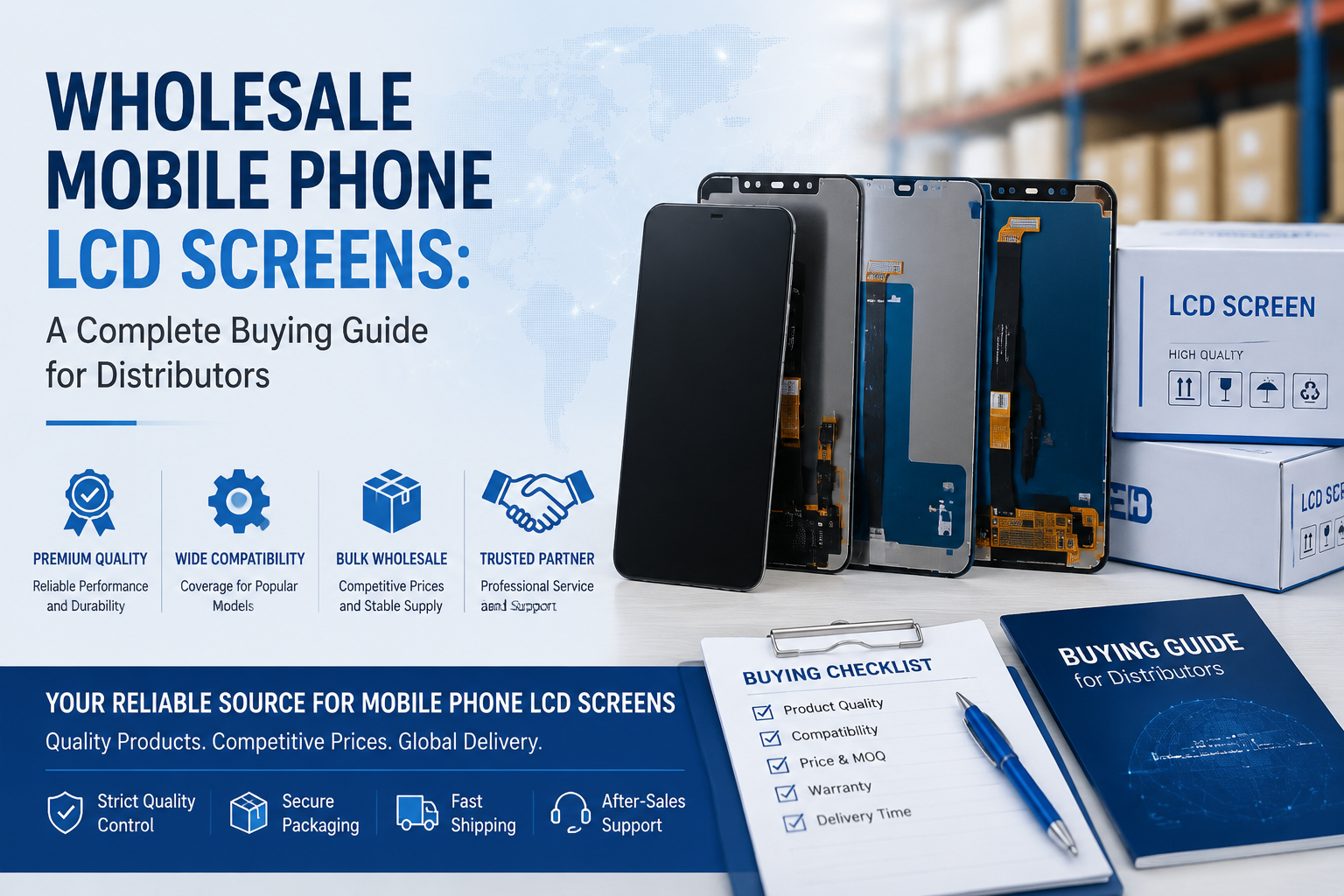 Wholesale Mobile Phone LCD Screens: A Complete Buying Guide for Distributors
